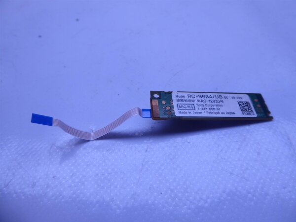 Sony Vaio SVD112A1SM NFC Bluetooth Board 4-443-660-01 #4501