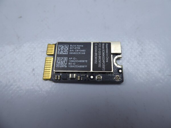 Apple MacBook Air A1370 WLAN Wifi Bluetooth Karte Card 607-6759 Late 2010 #4051