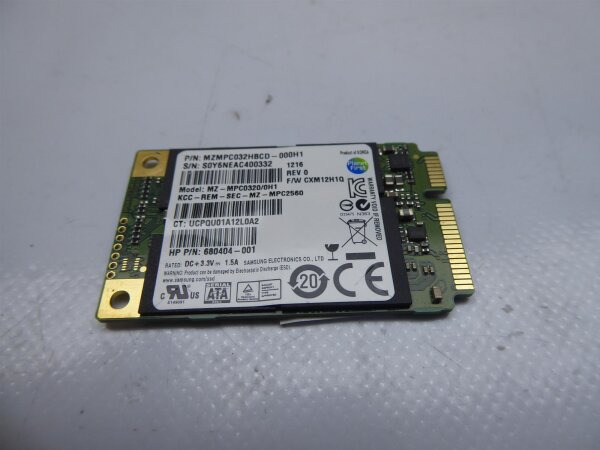 HP Envy 6 6-1090eo Original SSD Festplatte HDD 680404-001 #4508