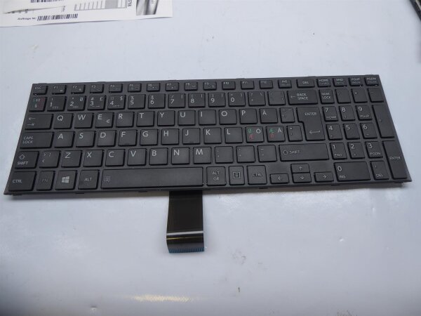 Toshiba Satellite Pro A50-C Original Keyboard nordic Layout G83C00GJ5N5 #4513
