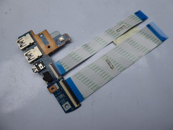 HP Envy 17-n Serie USB Audio Power Button Board mit Kabel LS-C531P #4529