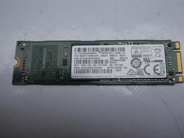 HP 250 G4 SSD Festplatte 128GB 855639-001 #4445