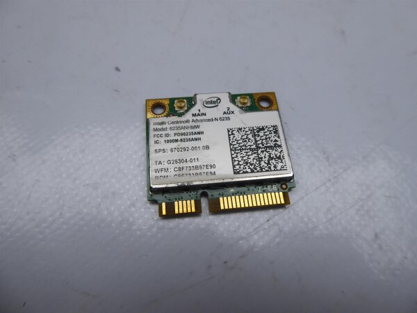 Samsung ATIV Book7 NP740U3E WLAN WiFi Karte Card 6235ANHMW #4542