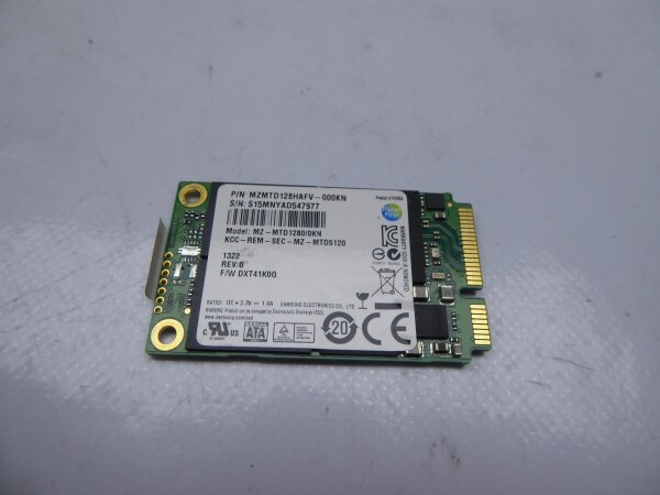 Samsung ATIV Book 905S NP905S3G MSATA 128GB SSD Karte Card MZMTD128HAFV #4543