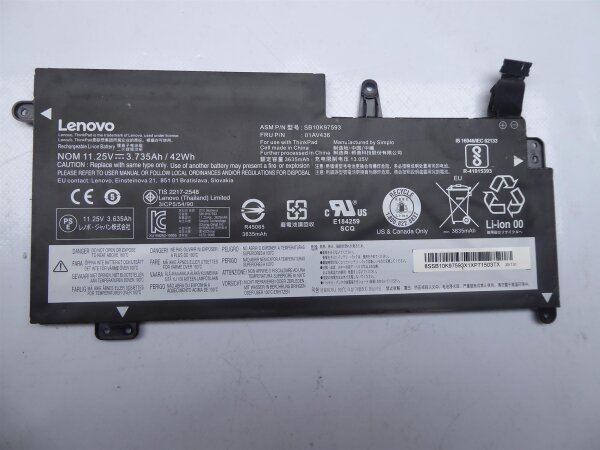 Lenovo ThinkPad 13 ORIGINAL Akku Batterie 01AV436 #A6