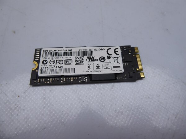 Mini SATA SSD 256GB M.2 Schnittstelle SATA 6cm