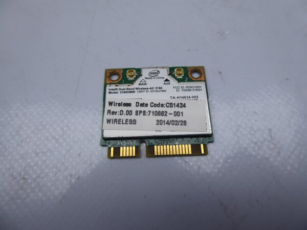 HP Envy 15-j154eo WLAN Karte Wifi Card 710662-001 #4553