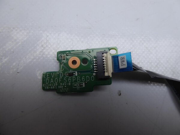 Fujitsu LifeBook AH552 Power Button Board mit Kabel DA0FS6PB6D0 #4562