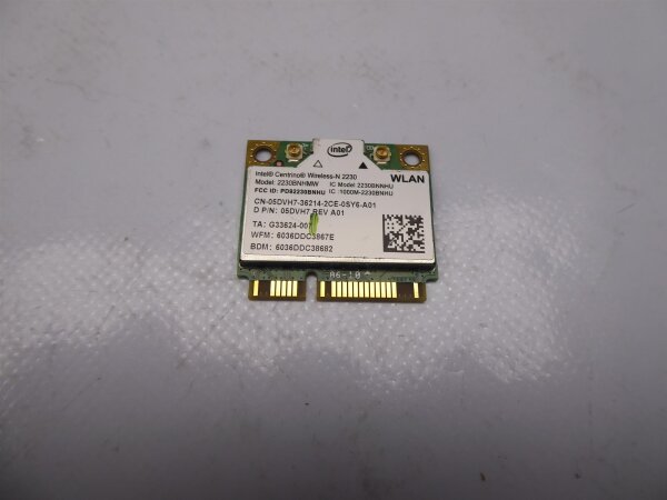 Dell Inspiron 17R 5721 WLAN WiFi Karte Card 05DVH7 2230BNHMW #3983