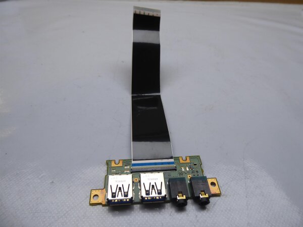 Fujitsu LifeBook E743  Audio Sound USB Board mit Kabel CP621900-Z3 #4595