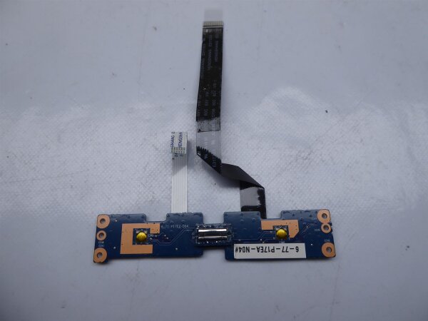 Clevo P170EM Maustasten Touchpad Button Fingerprint Board 6-77-P17EA-N04 #4600