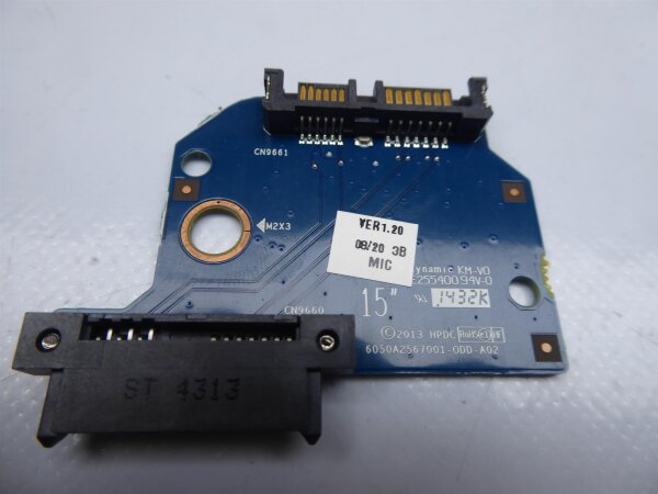 HP ProBook 650 G1 SATA DVD Laufwerk Adapter Connector 6050A2567001 #3777