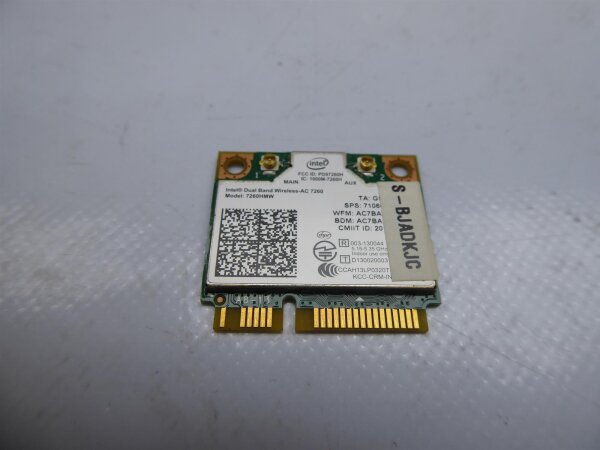 Clevo W230SS ( XMG P304 ) WLAN Karte Wifi Card 7260HMW   #4617