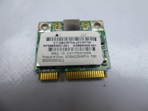 HP Pavilion DV7-3000 WLAN Karte Wifi Card 593837-001 #3643
