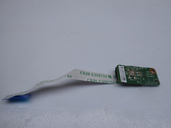 MSI MS-16GF Power Button Board mit Kabel MS-16GFC #4649