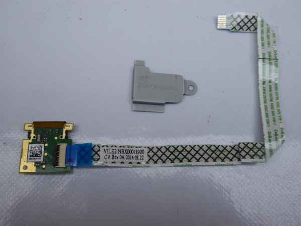 Lenovo ThinkPad E540 Fingerprint Sensor Reader Board+ Cable+ Bracket 0B42444H1 #3310