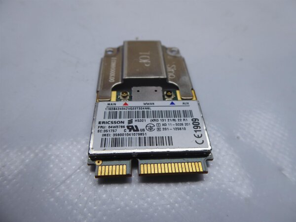 Lenovo Thinkpad Edge S430 WWAN UMTS Karte Card 04W3786 #4653