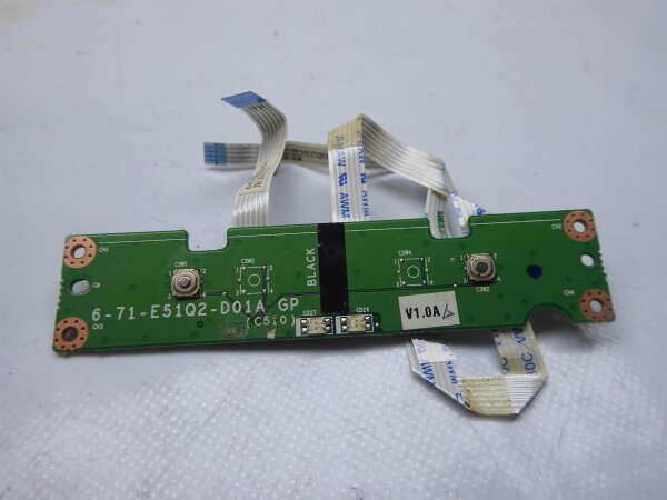 Terra Mobile 1511 Touchpad Maustasten Board 6-71-E51Q2-D01A #4663