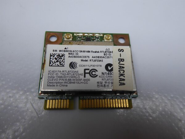 Clevo W370ET WLAN Karte Wifi Card RTL8723AE #4666