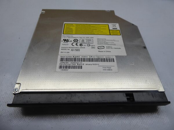 ASUS X52J SATA DVD CD RW Brenner Laufwerk 12,7mm AD-7580S #4187