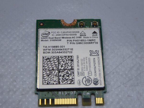 Toshiba Satellite L50-B-1R1 WLAN Karte Wifi Card PA5165U-1MPC #4705