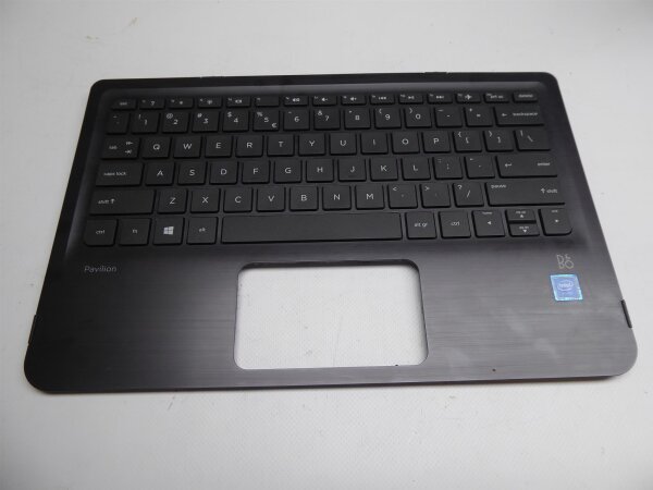 HP Pavilion X360 11-K Gehäuse Oberteil incl. QWERTY Keyboard 796218-B31  #4757