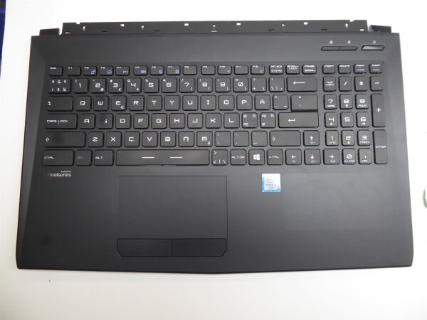 MSI GL62 6QD Gehäuse Oberteil incl. QWERTY Keyboard E2P-6J4C713-P89 #4419