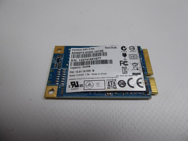Toshiba Satellite U840 U840T mSATA 32GB HDD SSD SD5SF2-032G-1010E  #4767