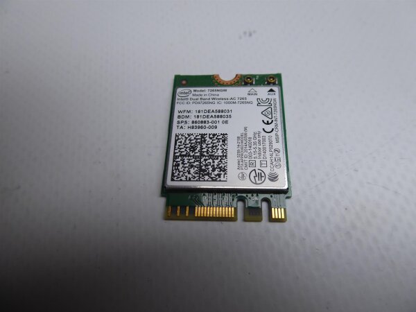 HP Pavilion 15-cs0813no WLAN Karte WIFI Card 860883-001 #4769