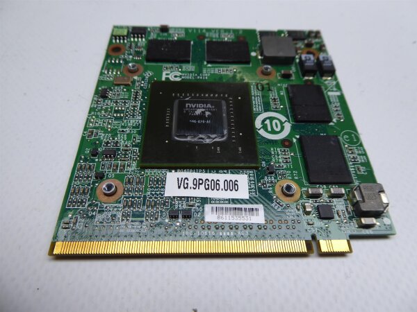 NVIDIA GeForce 9600 GT 512MB Notebook Grafikkarte VG.9PG06.006 #94737