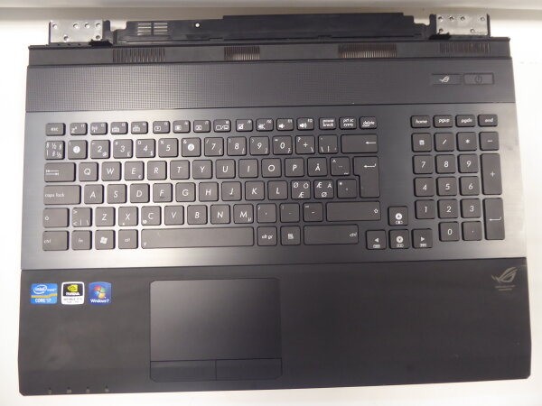 ASUS G74s Gehäuse Oberteil QWERTY nordic  Keyboard 13N0-L8A0311 #3528