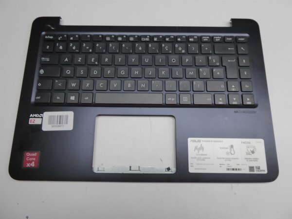 Asus F402W Gehäuse Oberteil incl. AZERTY Keyboard 13N0-UFA0411 #4803