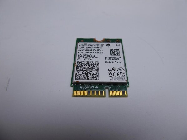 MSI GF75 Thin 95C WLAN Karte Wifi Card 9560NGW #4837