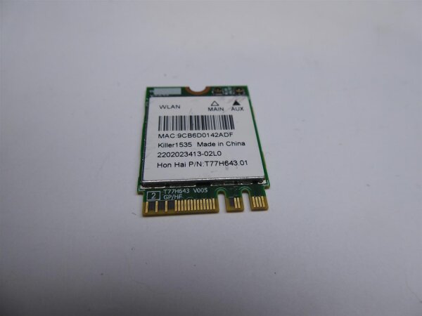 MSI GS73VR 6RF WLAN Karte Wifi Card Killer 1535 #4849