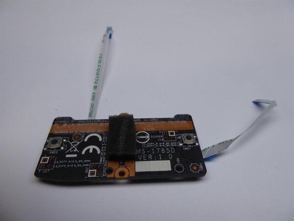 MSI GT72VR 6RD Touchpad Maustasten Board MS-1785D #4850