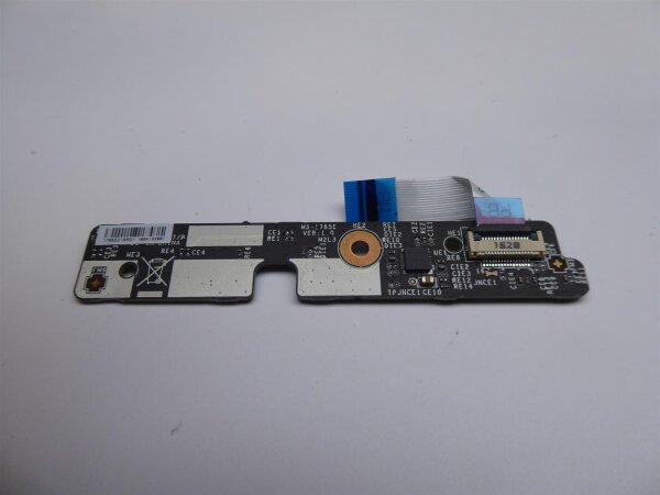 MSI GT72VR 6RD Powerbutton Media Board mit Kabel MS-1785E #4850