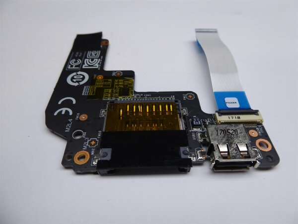 MSI PL62 7RC USB SD Kartenleser Board MS-16JB2 #4851
