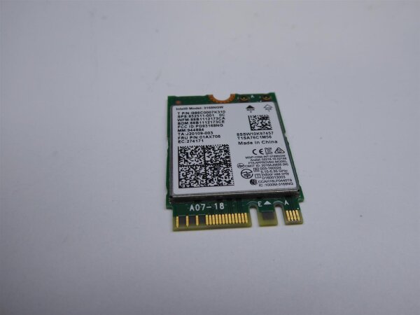 MSI PL62 7RC WLAN Karte Wifi Card 3168NGW #4851