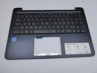 Asus R417N Gehäuse Oberteil + nordic Keyboard...