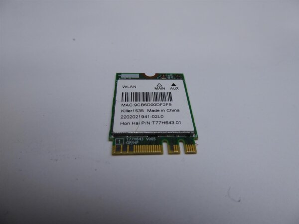 MSI GT83VR 6RE WLAN Karte Wifi Karte Killer1535  #4881