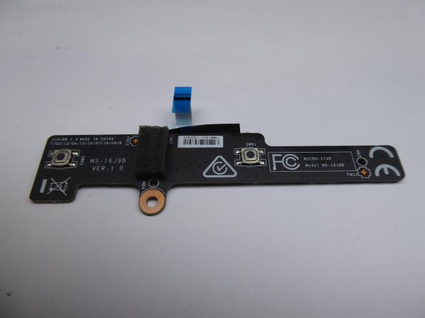 MSI GP72 7RD Touchpad Maustasten Board MS-16J9B #4880