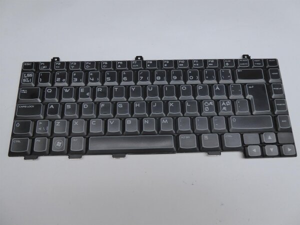 Alienware M14x R2 ORIGINAL Keyboard nordic Layout!! 08X2M2 #4876