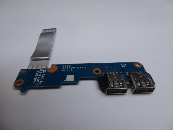 HP Pavilion 15-cs0813no Dual USB Board mit Kabel DA0G7BDTB8B0 #4769