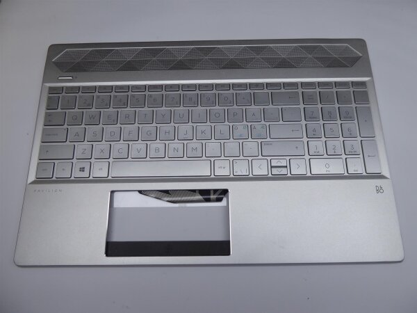 HP Pavilion 15-cs0813no Gehäuse Oberteil Schale + nordic Keyboard #4769
