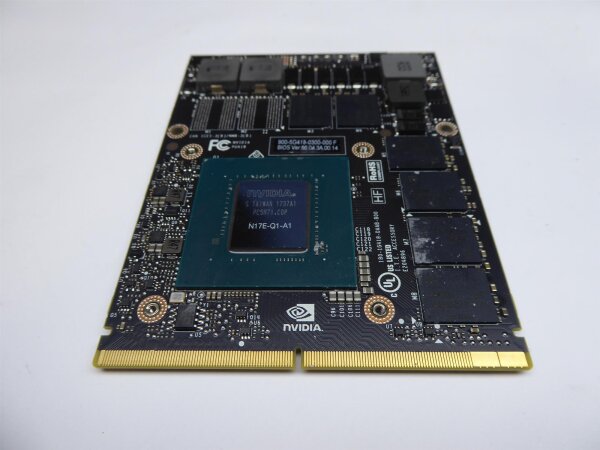 HP ZBook 17 G4 Nvidia Quadro P3000 6GB Grafikkarte 917110-001 #124824