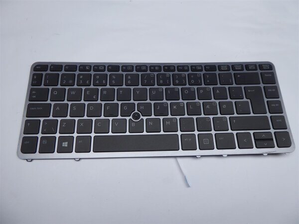 HP EliteBook 840 G2 ORIGINAL Keyboard dansk Layout!! 776475-081 #4166
