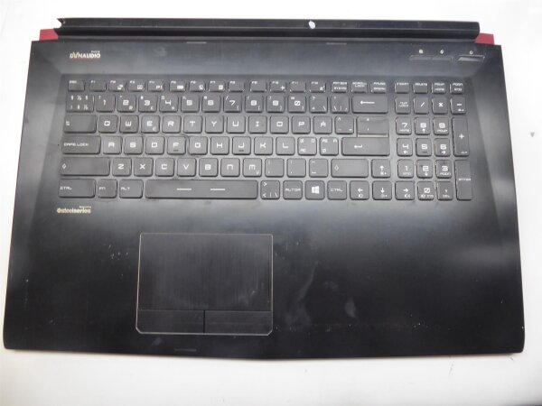 MSI GE72 2QC Apache Gehäuse Oberteil + nordic Keyboard V143422GK1 #4758