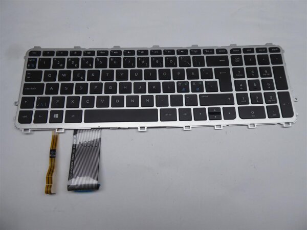 HP ENVY 17 J  Serie ORIGINAL Keyboard nordic Layout Backlight 720244-DH1 #4938
