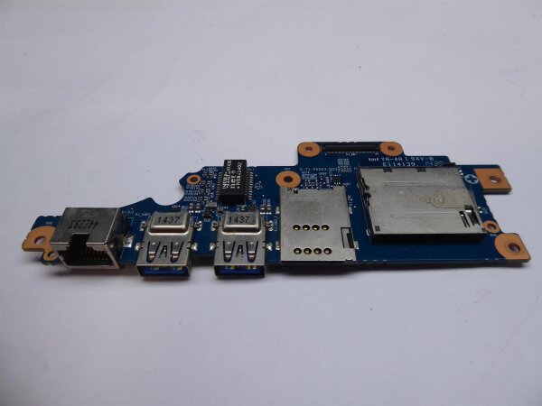 Clevo P65SG LAN USB SD Kartenleser Board 6-71-P6503-D03 #4996