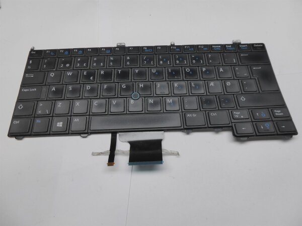 Dell Latitude E7240 E7440 Original Keyboard dansk Layout 0Y2CT5